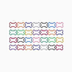 "Pawsonalized" Glitter Bone Tags